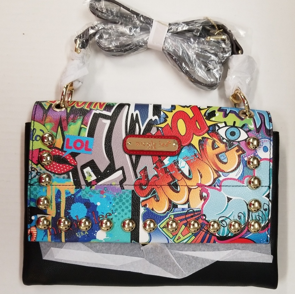 RARE NICOLE LEE STREET STYLE GRAFFITI
